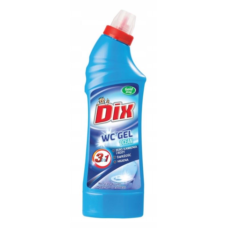 Płyn do wc, żel 750ml Ocean Fresh Dix