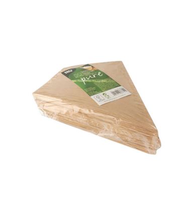 Rożek na frytki z miejscem na dip 195x165mm 50szt
