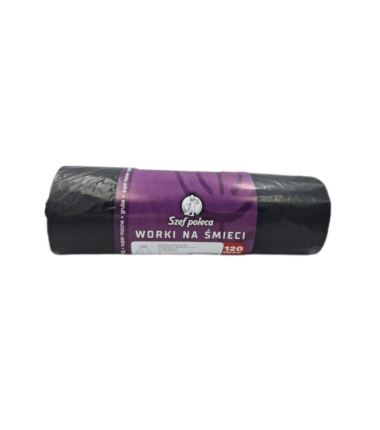 Worki na śmieci 120l LDPE czarne Szef Poleca 10szt