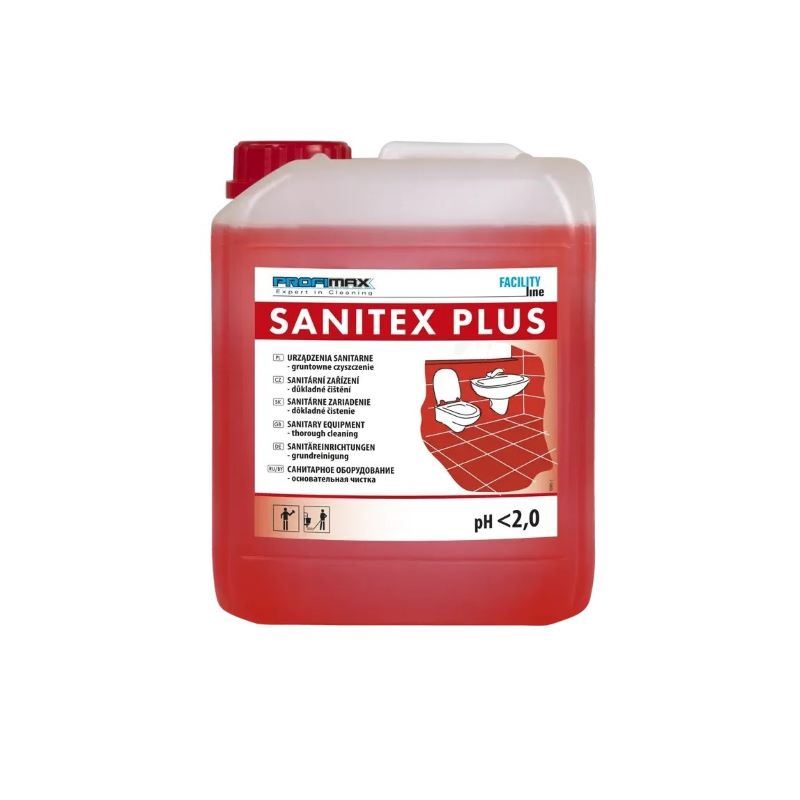 Środek do gruntownego czyszczenia sanitariatów Sanitex Plus 5L