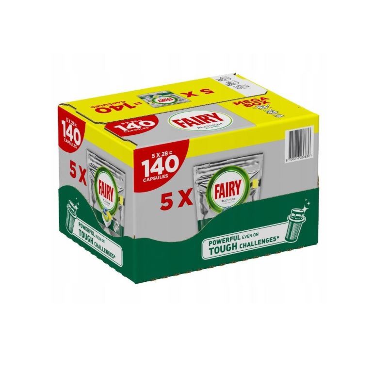 Kapsułki do zmywarek 140szt Fairy Platinum