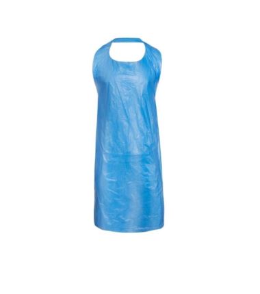 Fartuch jednorazowy LDPE niebieski 100szt