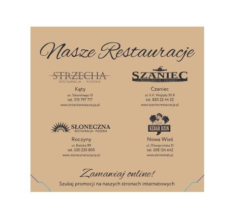 Pudełko na pizze 32x32x4,0 z nadrukiem 100szt EBŚ Strzecha/Szaniec