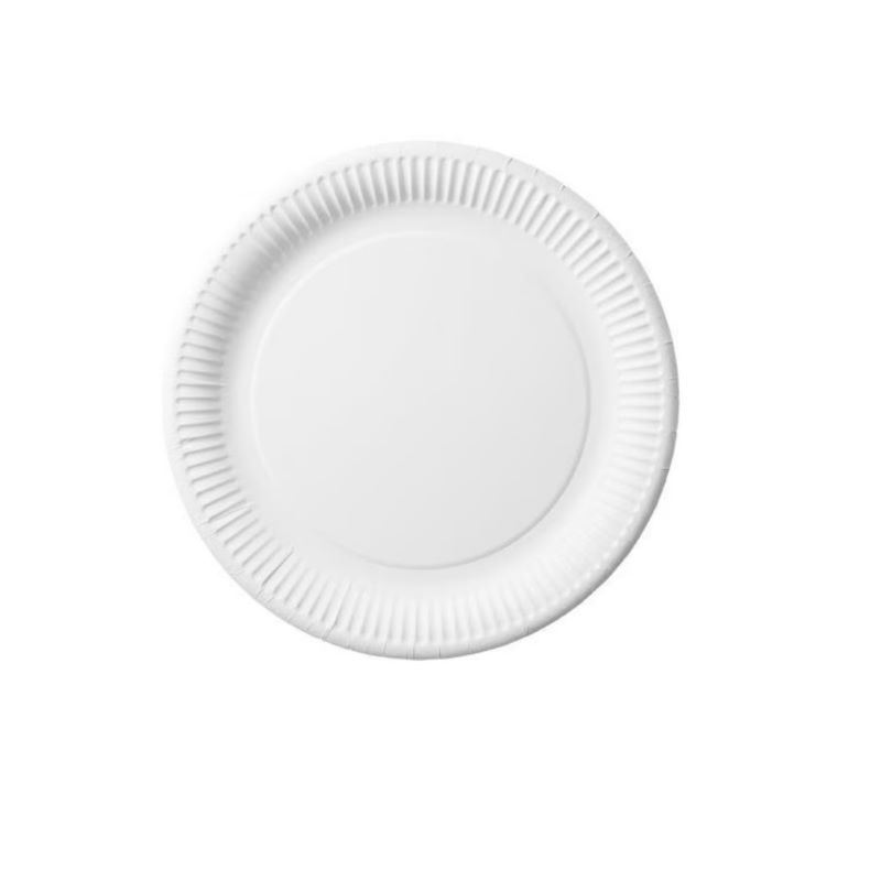 Talerz papierowy 30cm biały 100szt