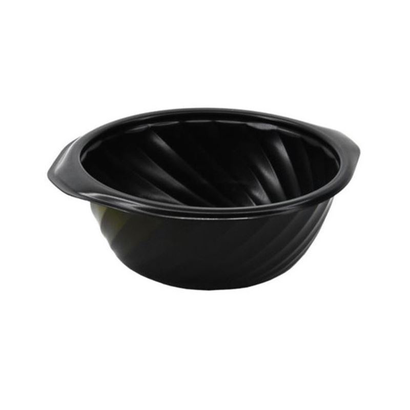 Miska flaczarka do zgrzewu 500ml czarna BOL500N 100szt
