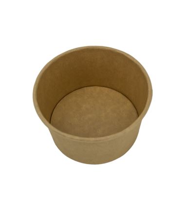 Miska papierowa na zupę 375ml 115mm kraft a'25