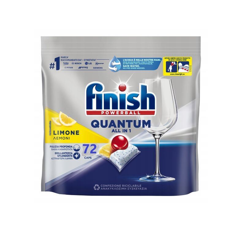 Kapsułki do zmywarek 72szt Finish Quantum