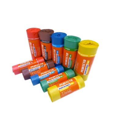 Worki na śmieci LDPE 60l niebieskie 10szt