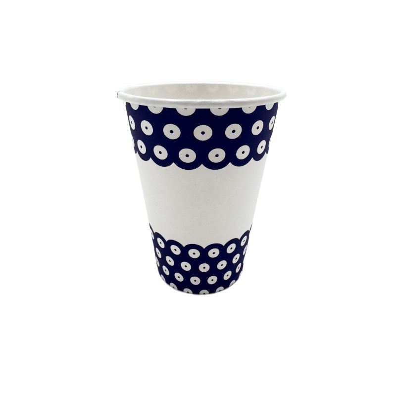 Kubek papierowy PLASTIC FREE 180/200ml 70mm z nadrukiem 75szt