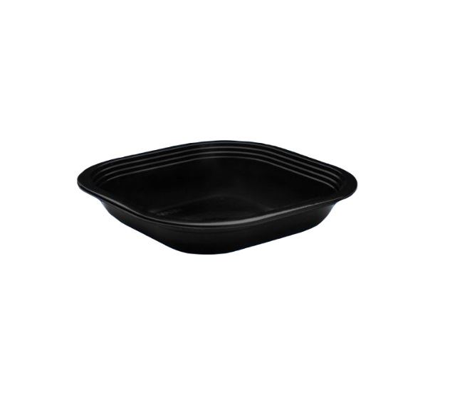 Pojemnik do zgrzewu czarny 180x180x35 600 ml 100szt