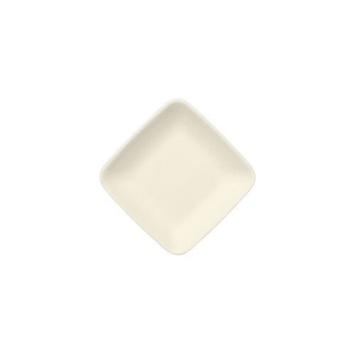 Talerzyk z trzciny cukrowej 6,5x6,5cm biały kwadrat 50szt