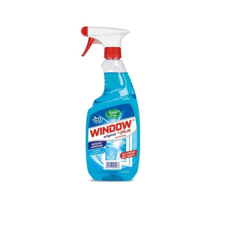 Płyn do mycia szyb 750ml Window Original plus Gold Drop