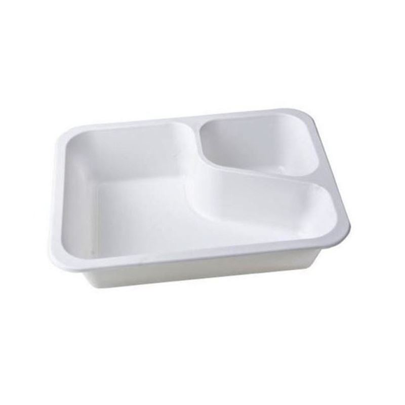 Pojemnik do zgrzewu 227x178x50 biały 2-dzielny COLT 500szt
