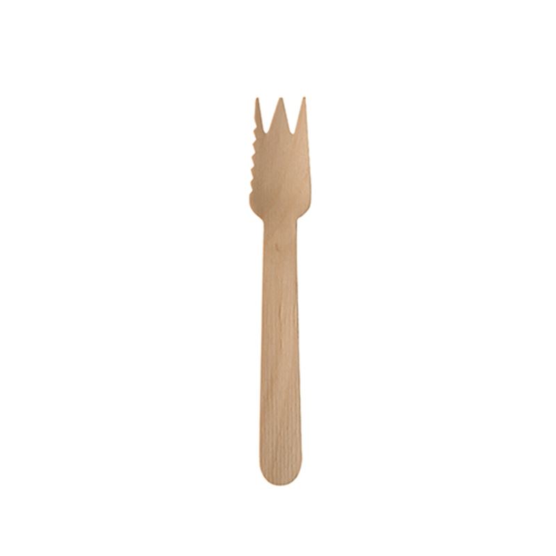 Widelczyki drewniane 14 cm do ciasta i przekąsek 100szt