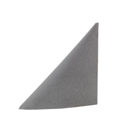 Serwetki flizelinowe szare 40x40 składane 1/4 50szt