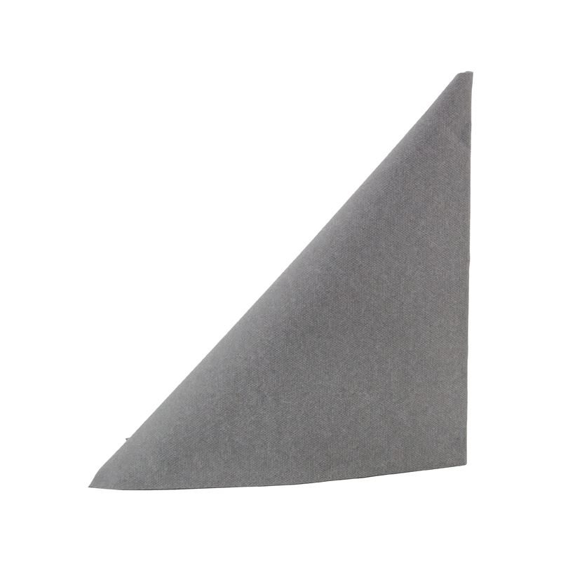Serwetki flizelinowe szare 40x40 składane 1/4 a'50