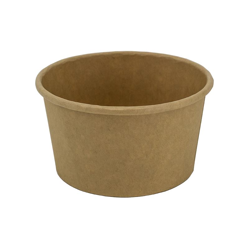 Miska papierowa na zupę 375ml 115mm kraft a'50