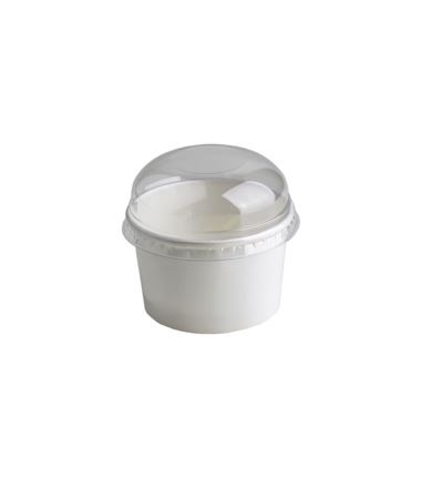 Miseczka papierowa na lody 130ml biała 25szt