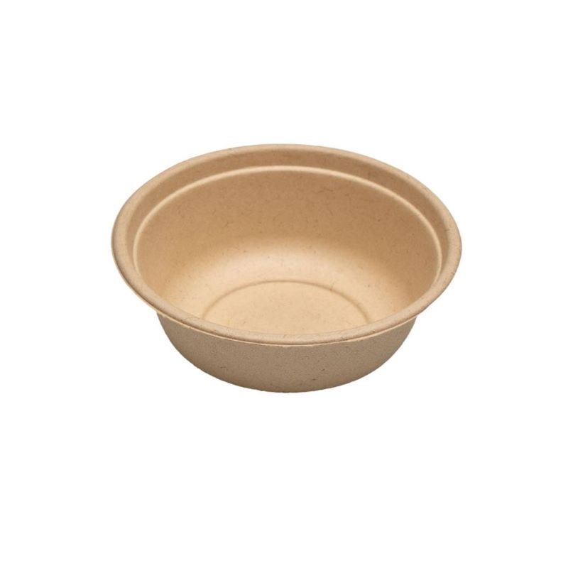 Miska z trzciny cukrowej 500ml brązowa 50szt