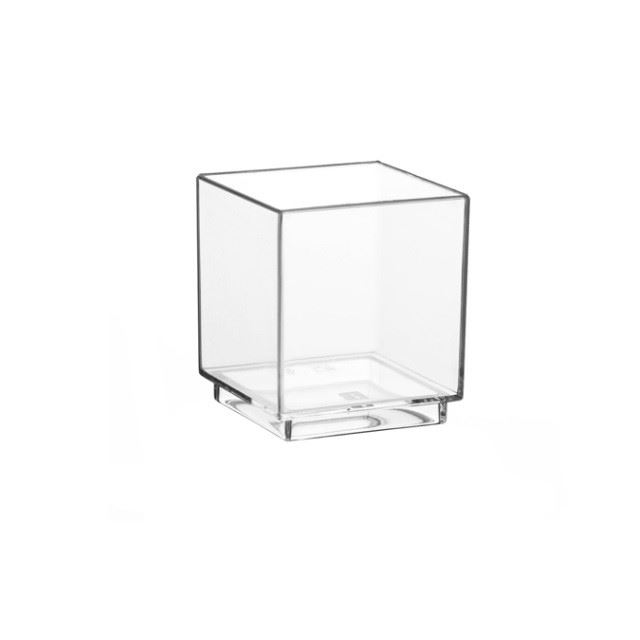 Pojemnik na przekąski fingerfood PS 55ml 47x47x42mm 30szt