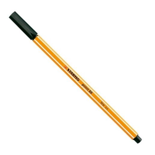 Cienkopis STABILO 0,4mm czarny 10szt