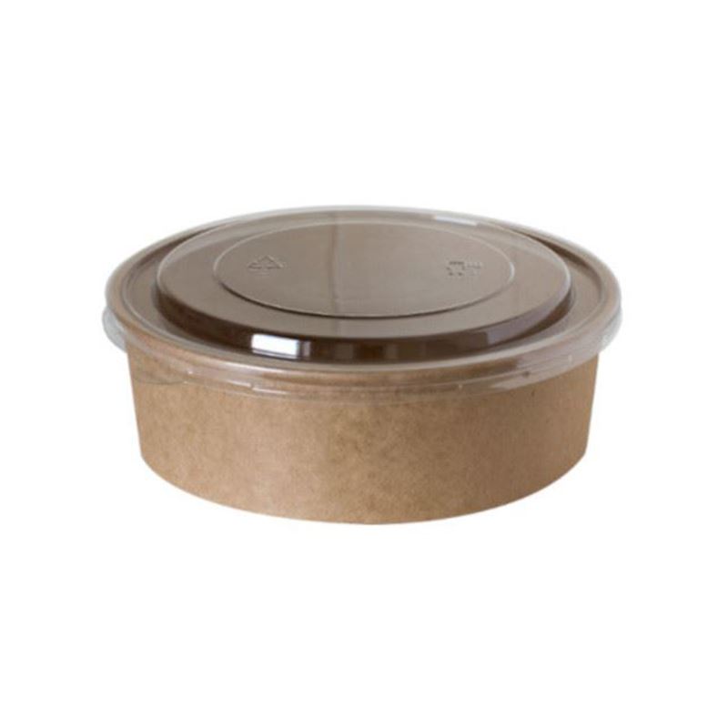 Przykrywka RPET do misek kraft 184mm 50szt