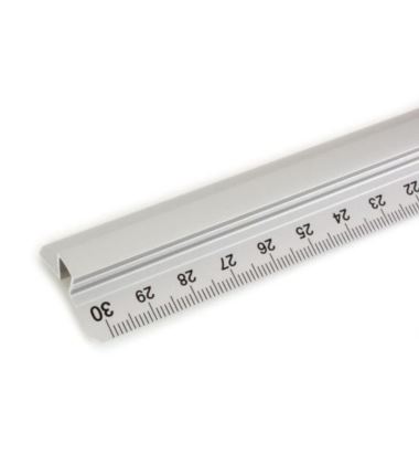 Linijka aluminiowa z uchwytem 30cm