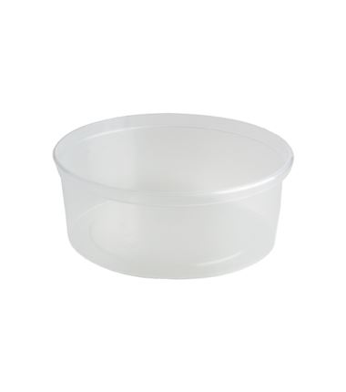 Pojemnik PP fi125 350ml transparentny PRE125/350C 50szt