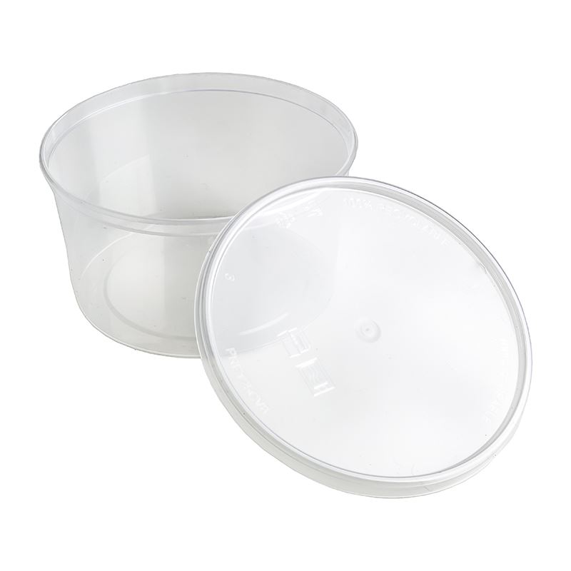 Pojemnik PP fi125 500ml transparentny PRE125/500C 50szt