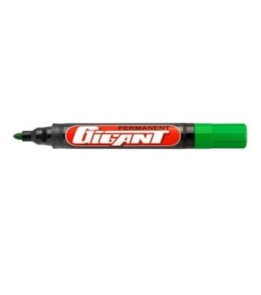 Marker permanentny KAMET Gigant zielony 12szt