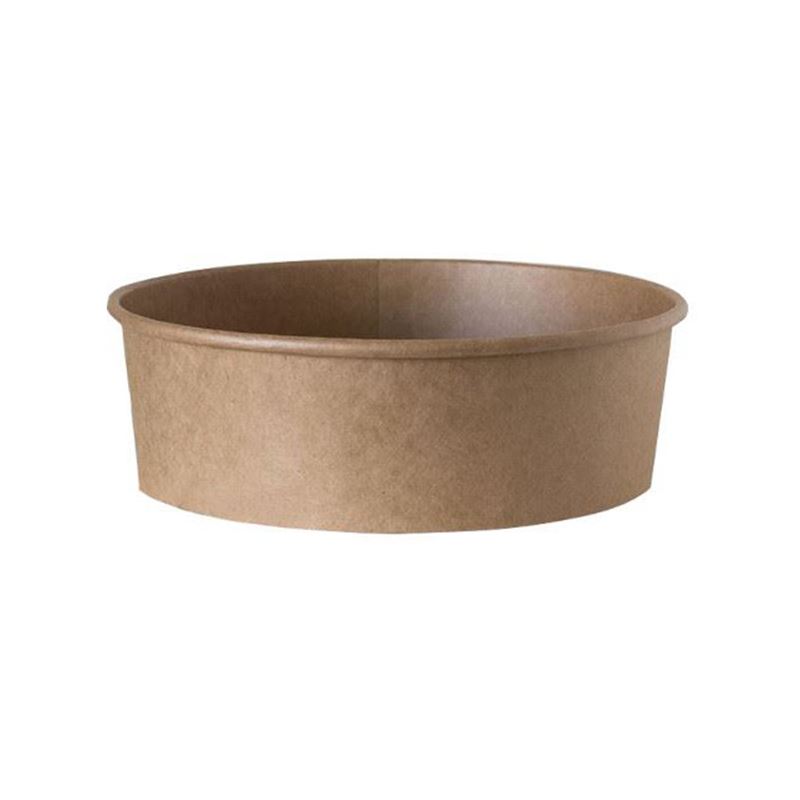 Miska papierowa fi183 1100ml kraft POTCART1130 50szt