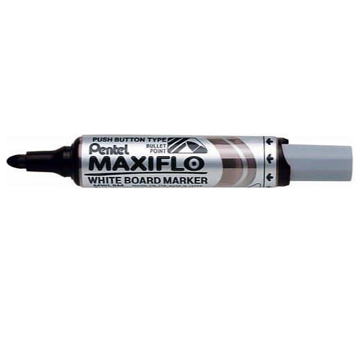 Marker czarny suchościeralny Maxiflo Pentel 12szt