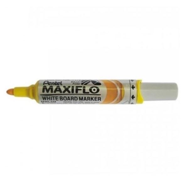 Marker żółty suchościeralny Maxiflo Pentel 12szt