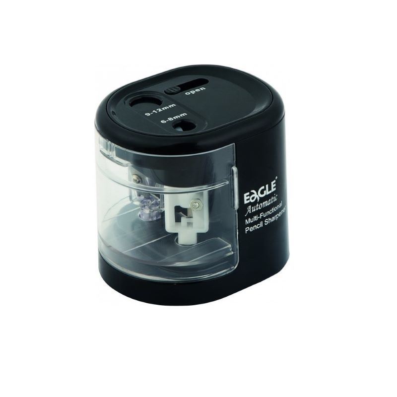 Temperówka automatyczna EAGLE EG-5161USB dwuotworowa czarna