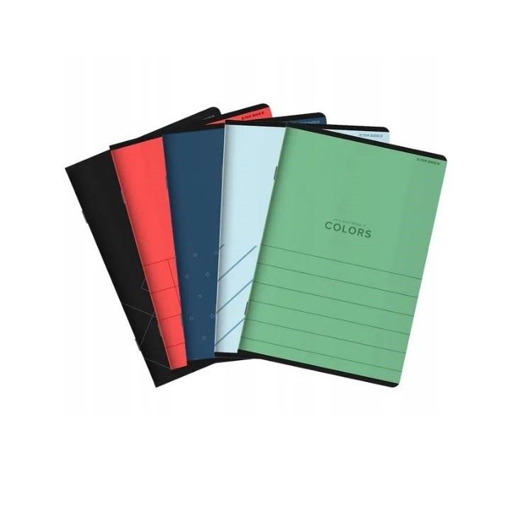 Zeszyt A5 60k. kratka TOP2000 COLOURS 5szt