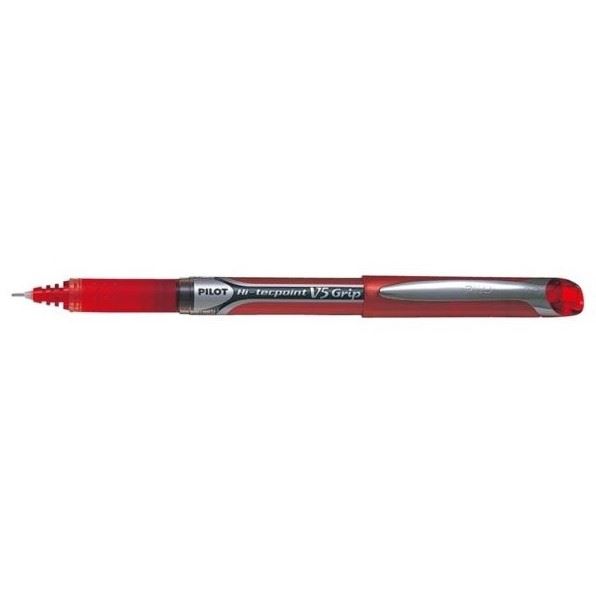 Cienkopis PILOT V5 GRIP 0,5mm czerwony 5szt