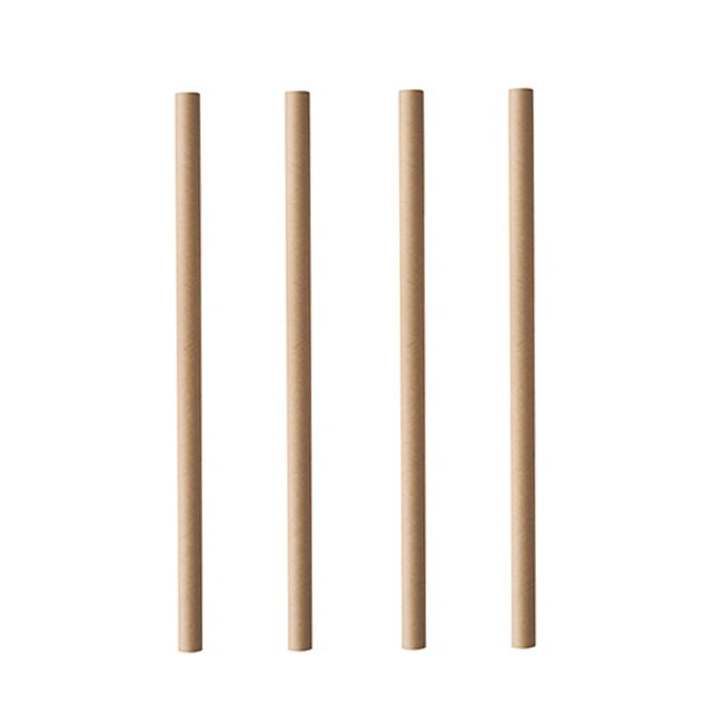 Słomki papierowe 8x197mm shake kraft 250szt