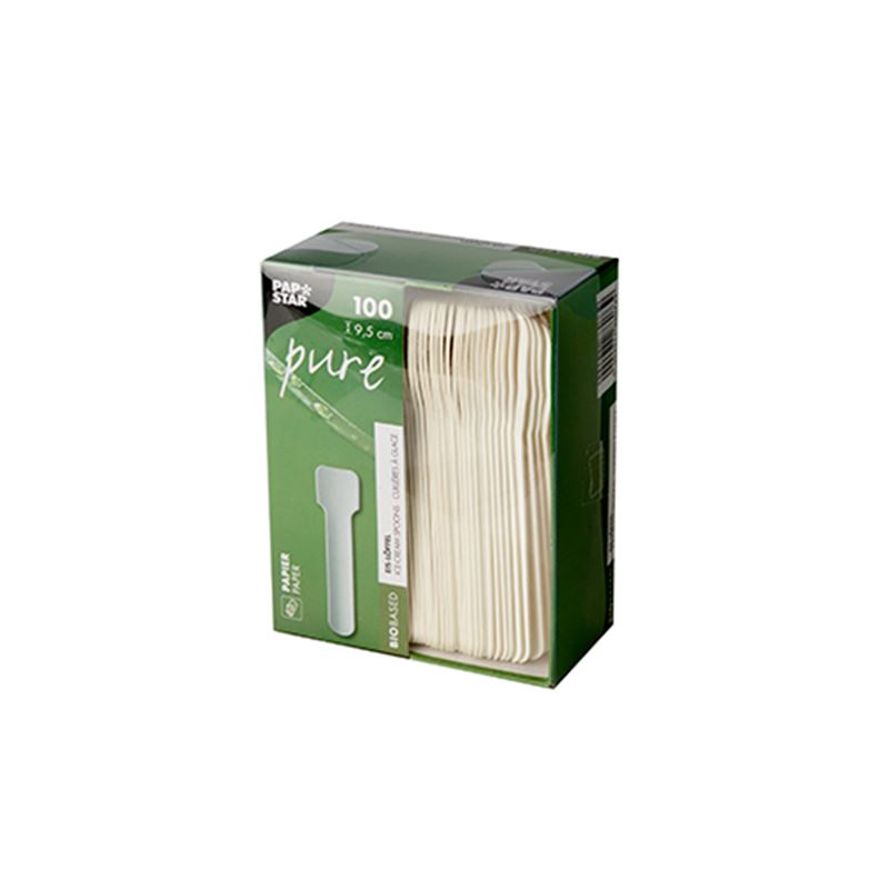 Łopatka papierowa do lodów 100szt ECO