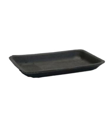 Tacka styropianowa XPS czarna 17,5x13,5x3,4cm 70S4 500szt