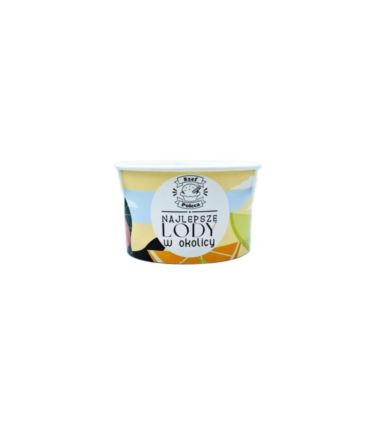 Miseczka papierowa na lody 245ml Szef Poleca Plastic Free 25szt