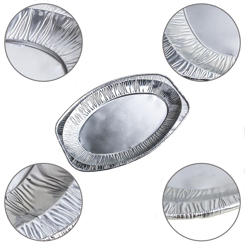 Patera aluminiowa owalna 348x248x23mm 25szt V1