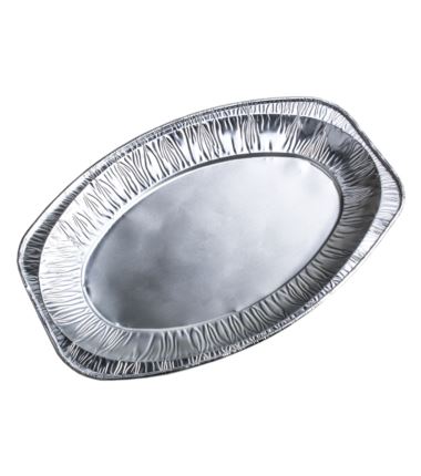 Patera aluminiowa owalna 348x248x23mm 25szt V1