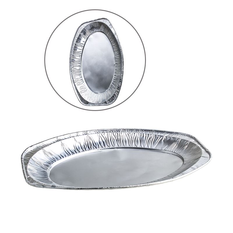 Patera aluminiowa owalna 348x248x23mm 25szt V1