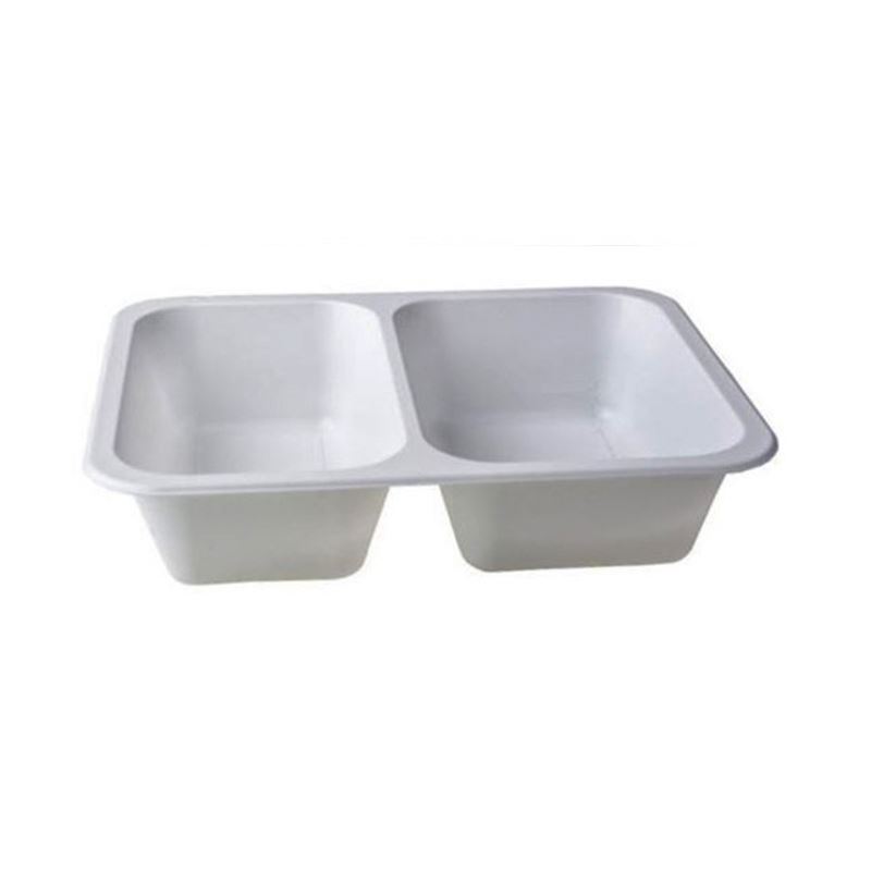 Pojemniki do zgrzewania biały 227x178x50mm 2dz 600szt