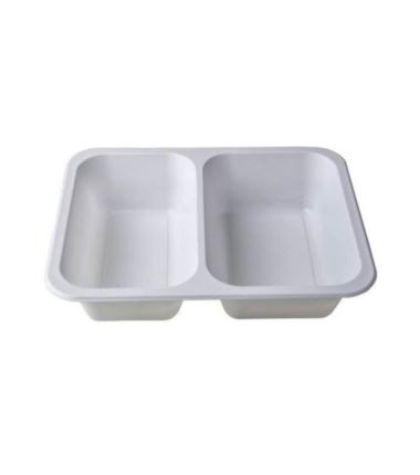 Pojemniki do zgrzewania biały 227x178x50mm 2dz 600szt