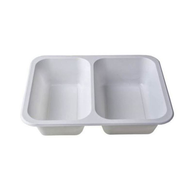 Pojemniki do zgrzewania biały 227x178x50mm 2dz 600szt