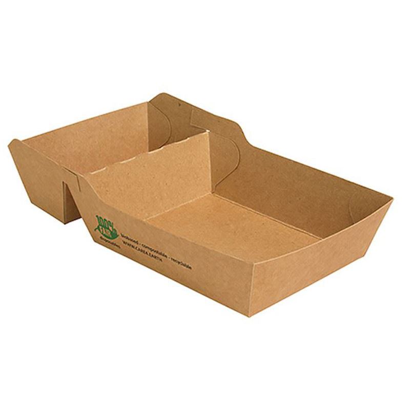 Tacka na frytki 2-dzielna 155x85x38mm 80szt