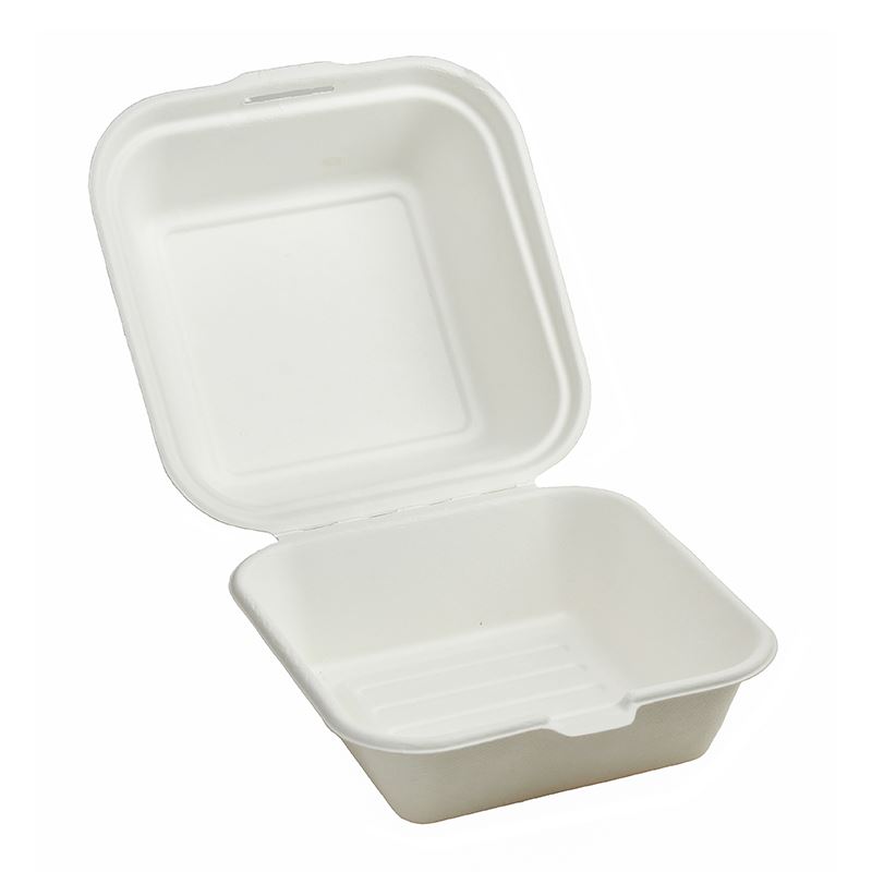 Menu box pojemnik hamburger z trzciny cukrowej 155x150x77 50szt