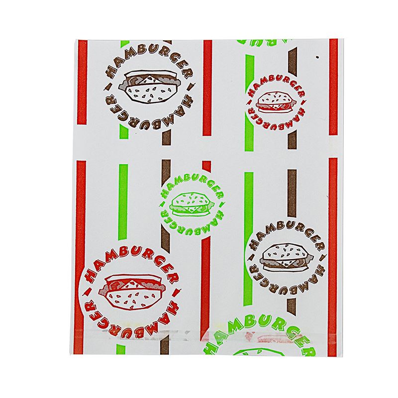Koperta powlekana z nadrukiem na hamburgera (mała) 125x135 200szt
