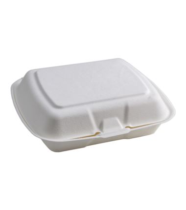 Menu box pojemnik z trzciny cukrowej jednokomorowe 230x205x40 50szt